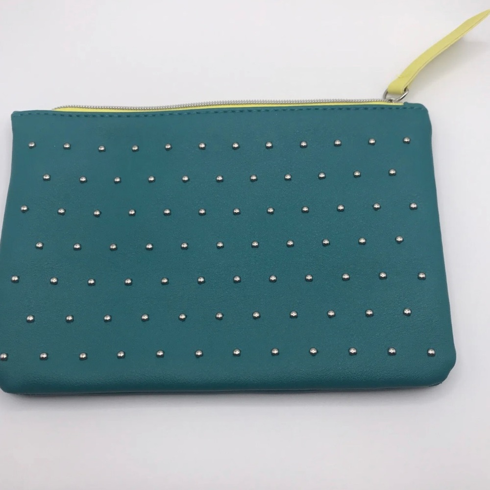 Ipsy Green Pebbled Glam Makeup Bag